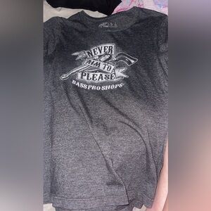 Grey bass pro shop t shirt size S